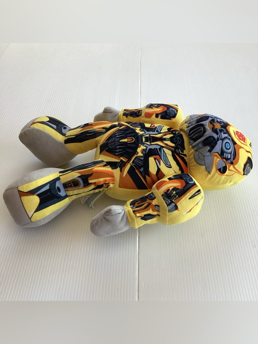 Build A Bear BAB Transformers Bumblebee 17" Plush Movable Arms and Mask 2016 - Picture 5 of 11